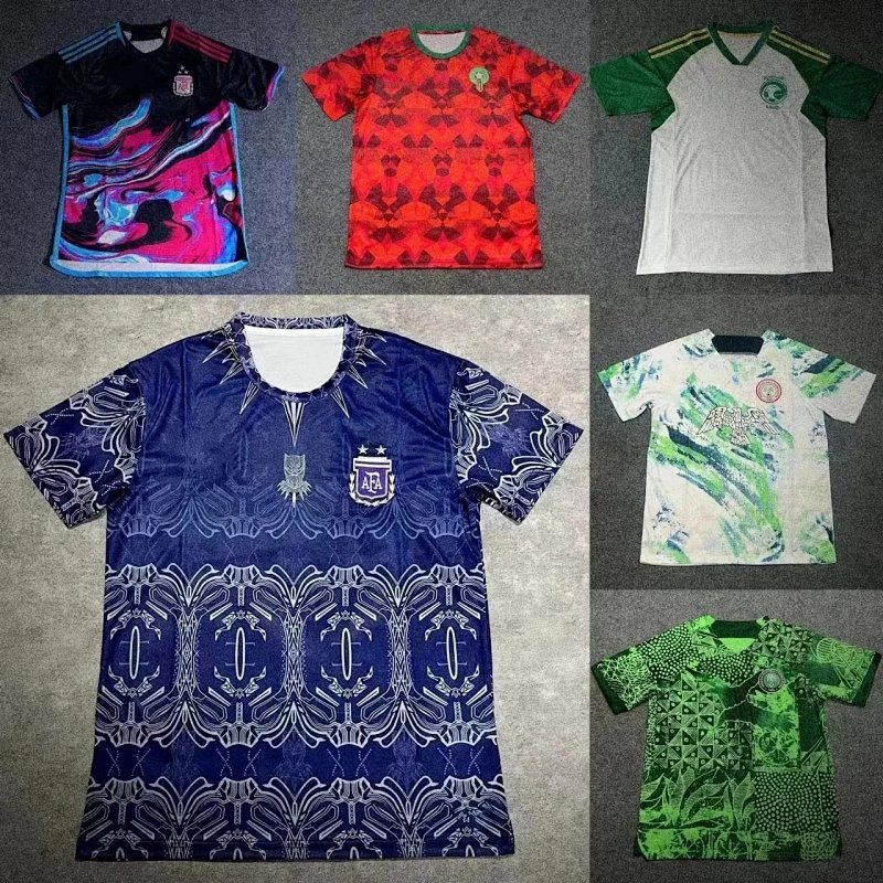 Kakobuy spreadsheet jerseys - Multicolor Graphic Print National Team Fan Soccer Jerseys product image