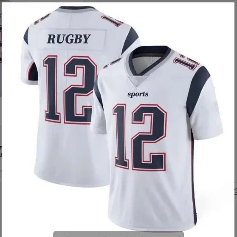 Kakobuy spreadsheet jerseys - Number 12 Navy and White Sports Jersey product image