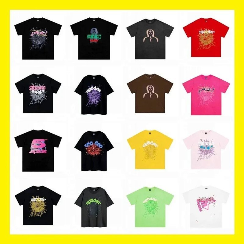 Kakobuy spreadsheet t-shirts - Spider Web and Star Graphic Print T-Shirt product image
