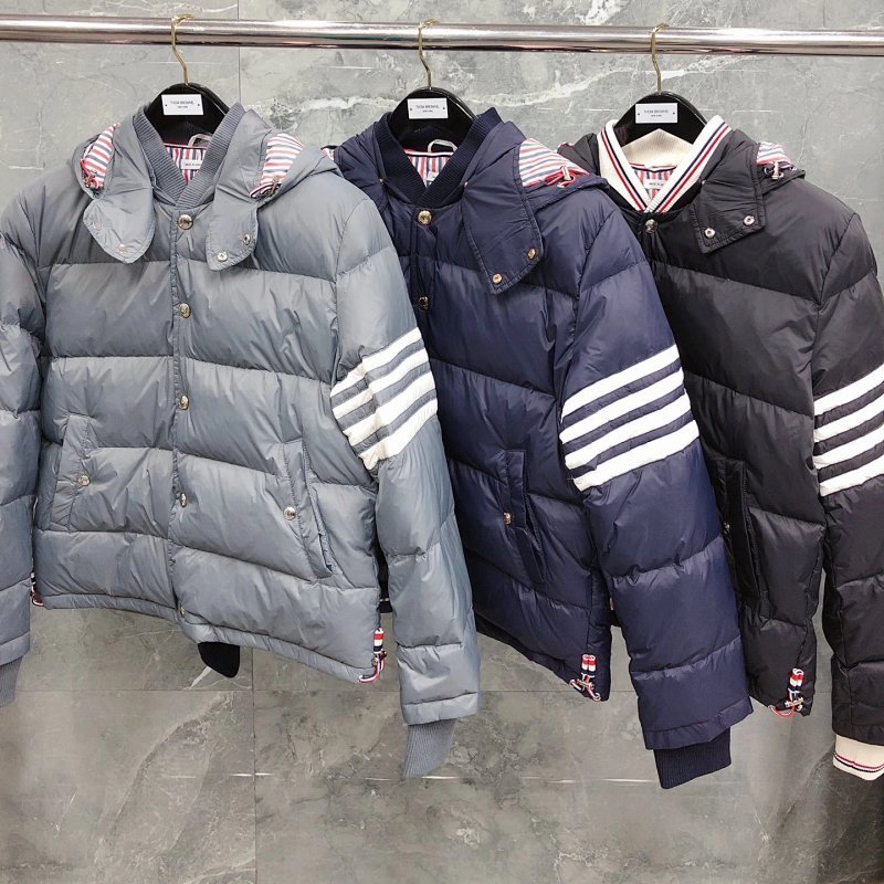 Kakobuy spreadsheet Thom Browne jackets - Thom Browne Unisex Puffer Jacket with Detachable Hood product image