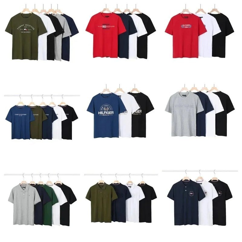 Kakobuy spreadsheet Tommy Hilfiger t-shirts - Tommy Hilfiger Logo Print Short-Sleeve T-Shirt product image