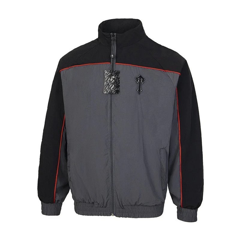 Kakobuy spreadsheet Trapstar jackets - Trapstar Grey and Black with Red Piping Jacket product image