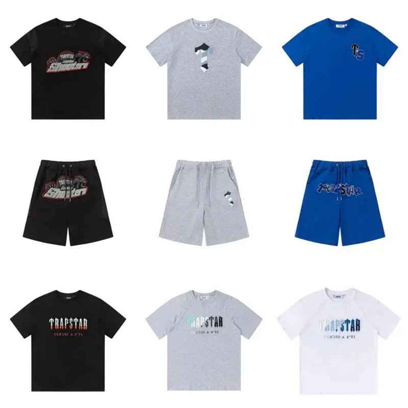 Kakobuy spreadsheet Trapstar t-shirts - Trapstar It's A Secret Graphic Logo T-Shirt and Shorts Set product image
