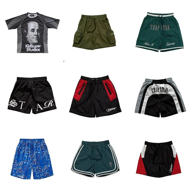 Kakobuy spreadsheet Trapstar pants - Trapstar Multicolor Graphic Shorts product image