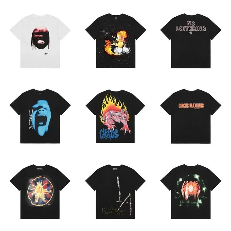 Kakobuy spreadsheet Travis Scott t-shirts - Travis Scott Utopia Circus Maximus Tour Graphic Print T-Shirt product image