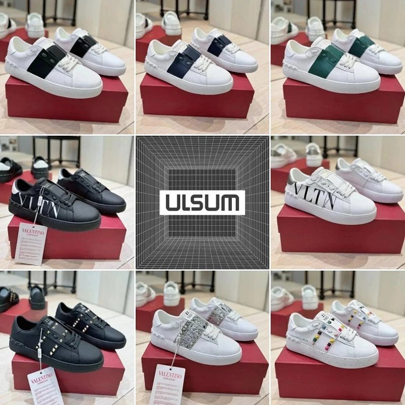 Kakobuy spreadsheet Valentino Garavani shoes - Valentino Garavani VLTN Stripe and Stud Detail Low-Top Sneakers product image