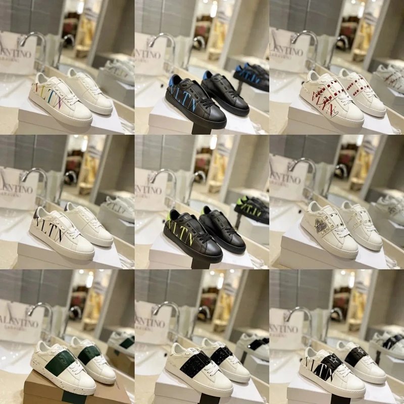 Kakobuy spreadsheet Valentino shoes - Valentino Open VLTN Print Leather Sneakers product image