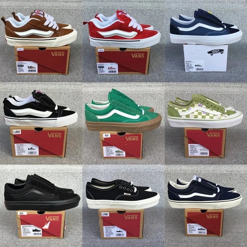 Kakobuy spreadsheet Vans shoes - Vans Old Skool, Knu Skool & Authentic Assorted Colors Skate Shoes product image