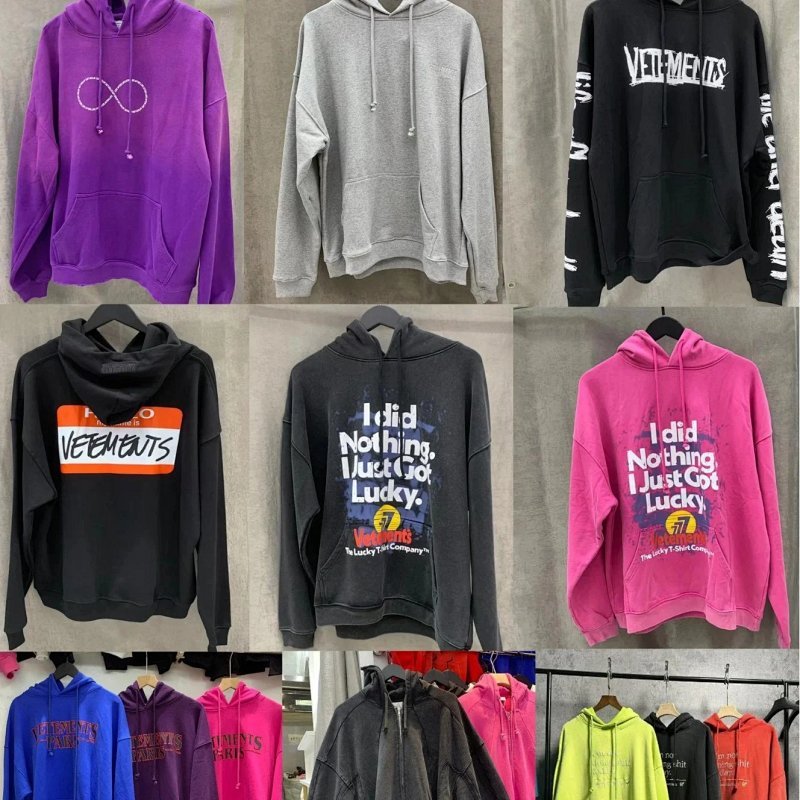 Kakobuy spreadsheet Vetements hoodies - Vetements Graphic Print Multi-Color Hoodies product image