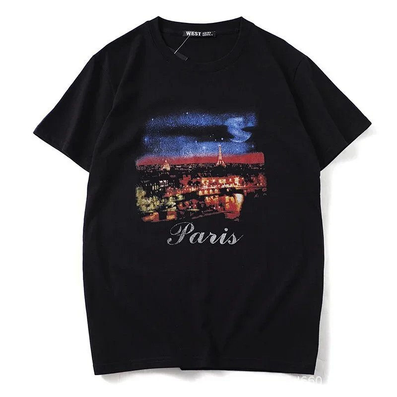 Kakobuy spreadsheet West Point Snail t-shirts - West Point Snail Paris Graphic Black T-Shirt product image
