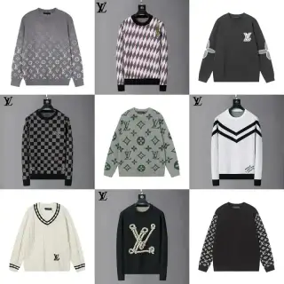 Kakobuy Spreadsheet Produktbild Louis Vuitton accessories - Louis Vuitton gemusterter Strickpullover - DX4
