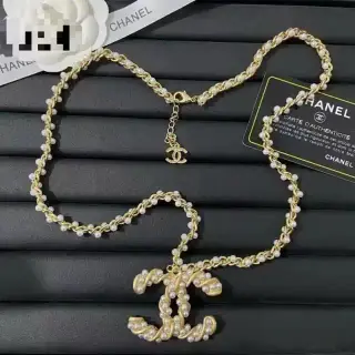 Kakobuy Spreadsheet Produktbild Chanel jewelry - Chanel Goldfarbene CC-Halskette mit Perlenverzierung