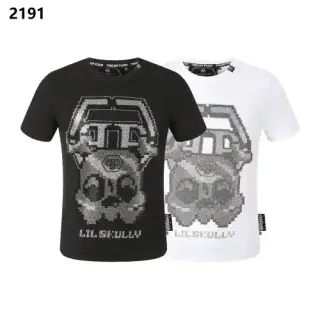 Kakobuy Spreadsheet Produktbild Philipp Plein t-shirts - Philipp Plein T-Shirt mit Strass-Grafikdruck
