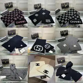 Kakobuy spreadsheet Gucci headwear - Gucci YHH44 Knitted Hat and Scarf Set product image