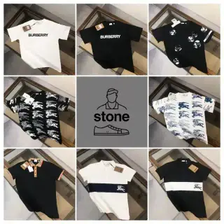 Zdjęcie produktu Kakobuy Spreadsheet Burberry t-shirts - Koszulki z krótkim rękawem z logo i wzorem w kratę Burberry
